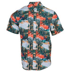 NWT Dixxon Flannel Tequila Sunrise Hawaiian Short Sleeve Shirt